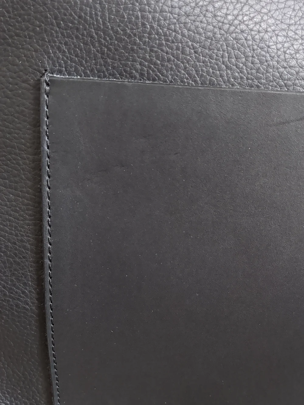 Louise Et Cie Black Leather Briefcase Work Tote
